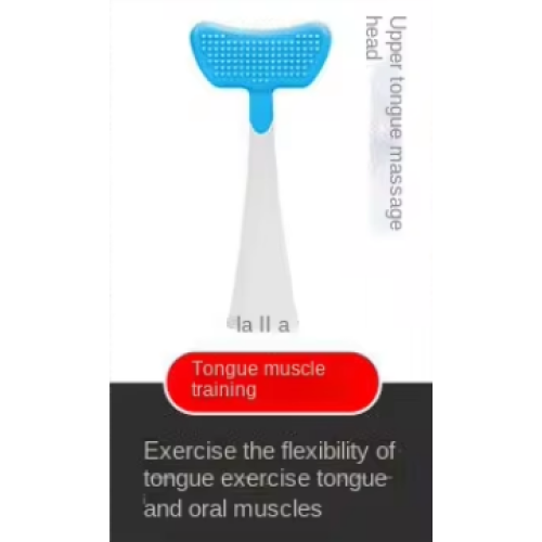Electric logopedic massager for tongue and mouth muscles